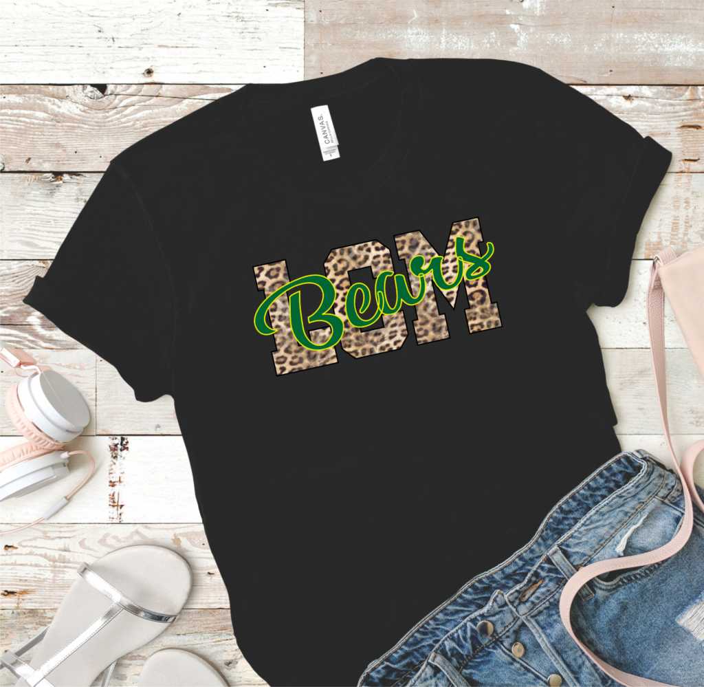 LCM Bears leopard print design