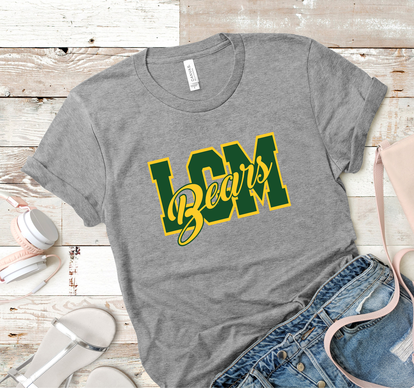 LCM Bears Unisex T-Shirt - TruColors Art & Design