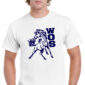 WOS mustang white tee