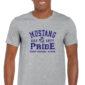 Mustang pride grey tee