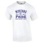 Mustang Pride White tee