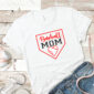 Baseball Mom White Tee