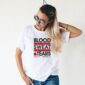 Blood sweat and tears white tshirt