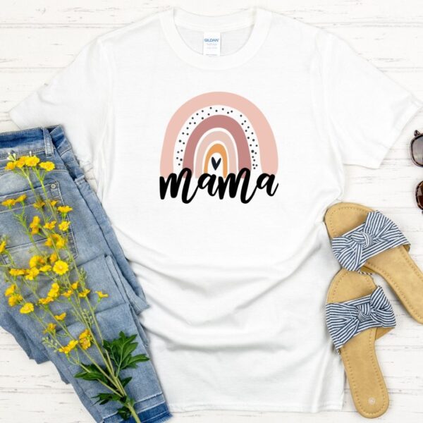 Mama Rainbow tee