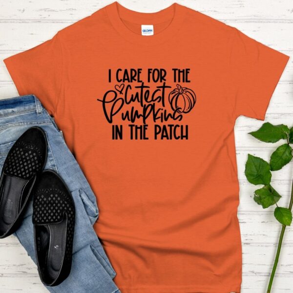 I teach the cutest pumpkins in the patch orange tee