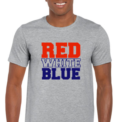 Red White and Blue t-shirt design