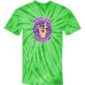 Mardi like a rockstart - lime tie dye tee