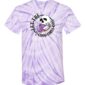 Let the good time roll - skull purple tie dye t-shirt