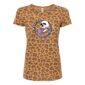 Let the good time roll - skull leopard print t-shirt