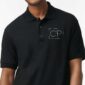 CountryLand Properties short-sleeve polo - black front