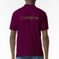 CountryLand Properties short-sleeve polo - maroon back