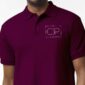 CountryLand Properties short-sleeve polo - Maroon front