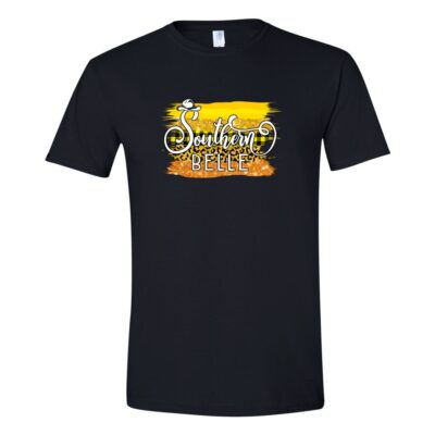 Southern Belle Black Tee