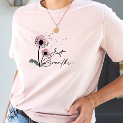 just breathe tee