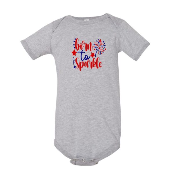 Born to sparkle sport gret tee