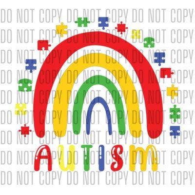 Autism Rainbow DTF