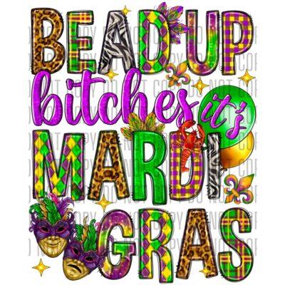 Bead Up Mardi Gras Design