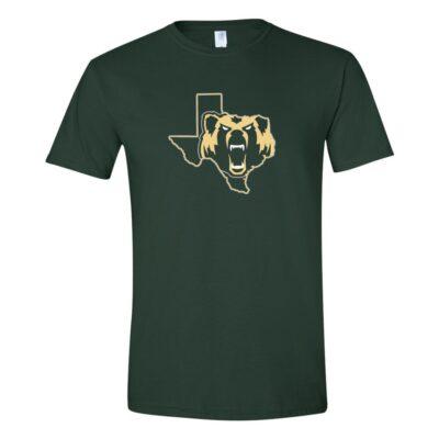 LCM Bears forest green tee