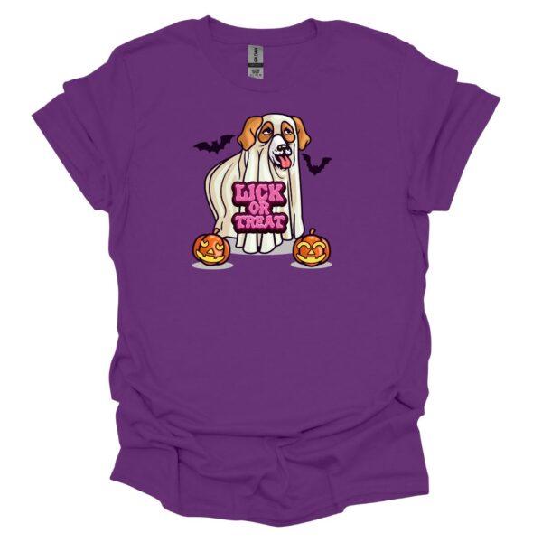 Lick or treat purple tee