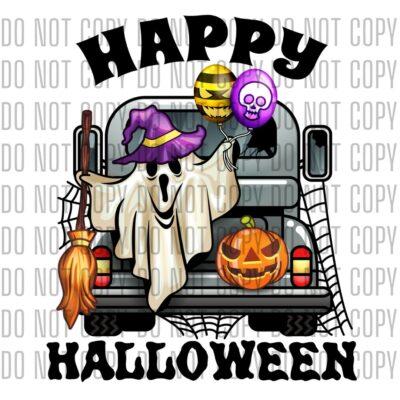 Happy Halloween Ghostly design