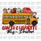 Santa's favorite bus driver - design