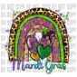 Mardi Gras Rainbow DTF design