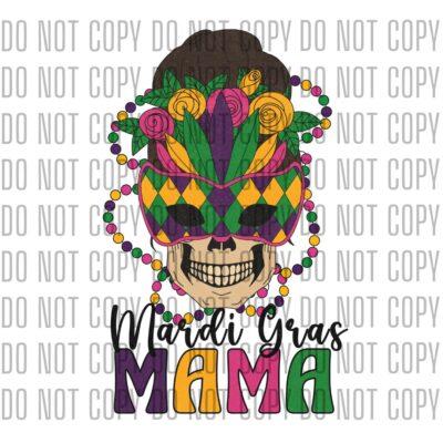 Mardi Gras Mama - skeleton design