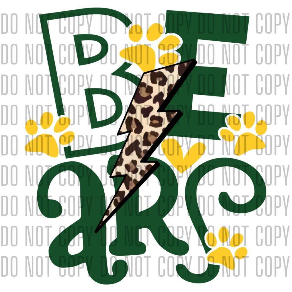 DTF – Bears Leopard Print Lightning Bolt LCM Design – TruColors Art ...