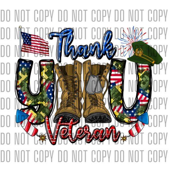 Thank you veteran DTF design