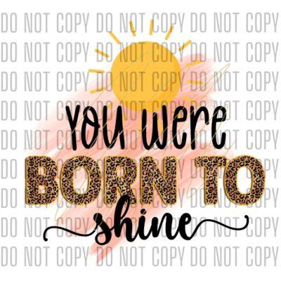 You Were Born To Shine