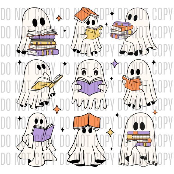 Reading Ghost Teacher Halloween Tee