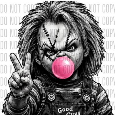 Villain Horror Movie Chucky Buble Gum DTD