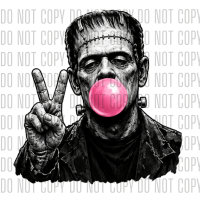 Villain Horror Movie Frankenstein - Dtf Design