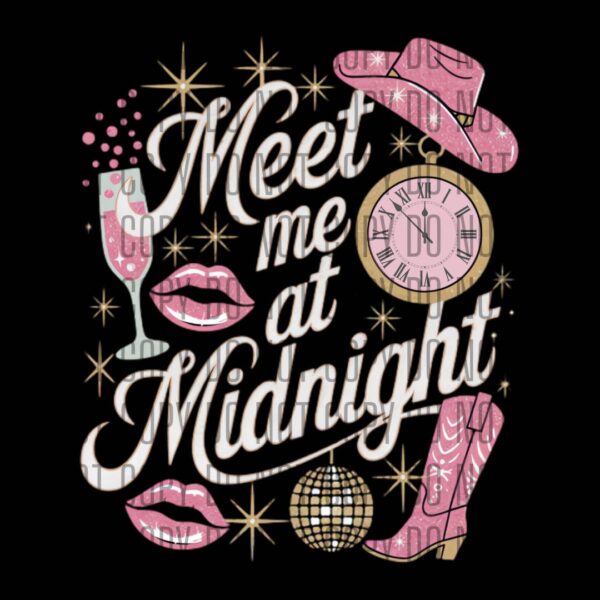 Meet me at midnight - DTF design