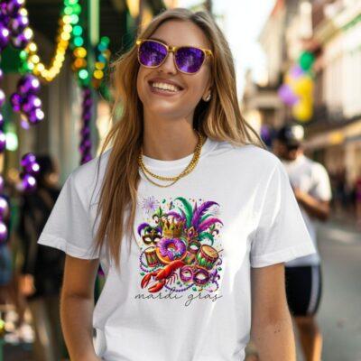 mardi Gras Vibes tee